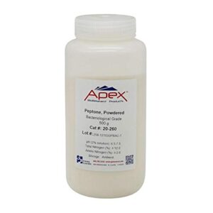 500gg bacto-grade apex peptone, bacteriological microbiology grade, powdered, 500g/unit