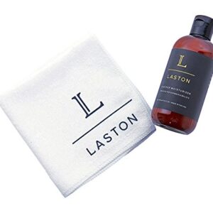 Laston Leather Conditioner & Moisturizer 8 Oz | Cleans and Protects Handbags, Purses, and Wallets | Non-Darkening Formula for Luxury Leathers