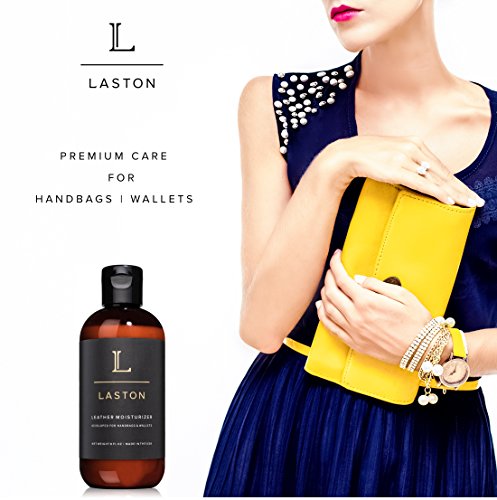 Laston Leather Conditioner & Moisturizer 8 Oz | Cleans and Protects Handbags, Purses, and Wallets | Non-Darkening Formula for Luxury Leathers