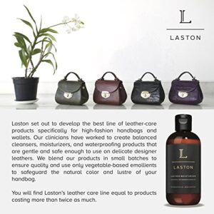 Laston Leather Conditioner & Moisturizer 8 Oz | Cleans and Protects Handbags, Purses, and Wallets | Non-Darkening Formula for Luxury Leathers