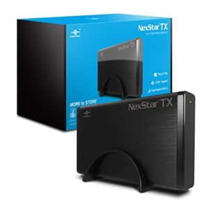 vantec nexstar tx 3.5" usb 3.0 hard drive enclosure (nst-328s3-bk )