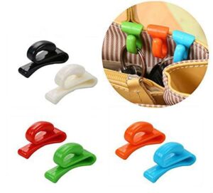 akoak 6 pieces assorted color handbag key organizer key clips key hook hangers for purses bags