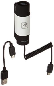 mycharge vrcharge portable charger for samsung gear vr - white/black