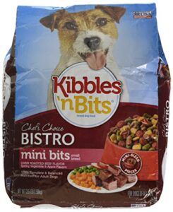 kibbles 'n bits bistro small breed mini bits dog food - oven roasted beef - 3.5 lb