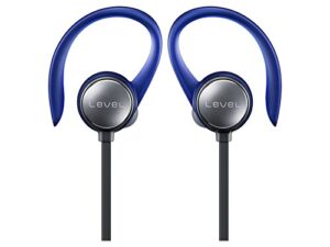 samsung level active wireless bluetooth fitness earbuds - blue black - eo-bg930clegus