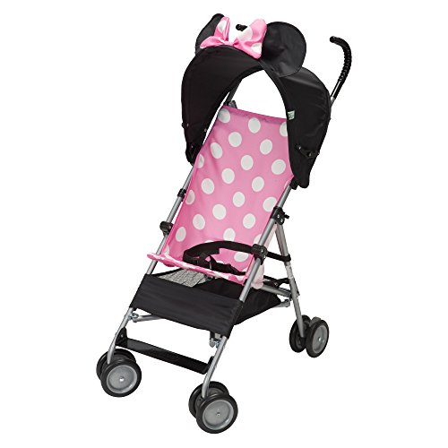 Disney Umbrella Stroller with Basket, Pink Minnie