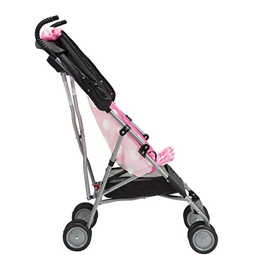 Disney Umbrella Stroller with Basket, Pink Minnie