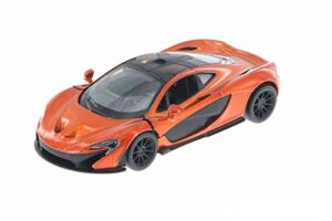 kinsmart mclaren p1 1/36 scale diecast model toy car (orange)