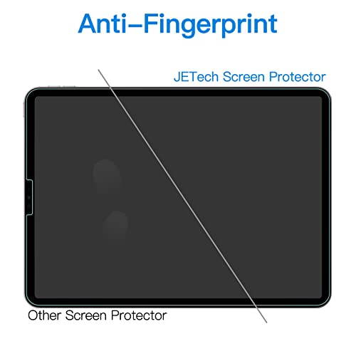 JETech Screen Protector for iPad Pro 11-Inch All Models, iPad Air 5/4 2022/2020 10.9-Inch, Face ID Compatible, Tempered Glass Film, 1-Pack