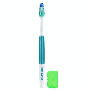 reach advanced design adult toothbrush, soft (pack of 6)