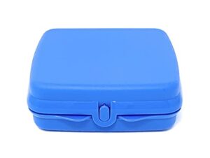 tupperware sandwich keeper in vivid blue