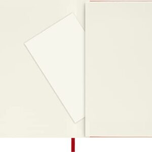 Moleskine Classic Notebook, Soft Cover, Pocket (3.5" x 5.5") Ruled/Lined, Scarlet Red, 192 Pages