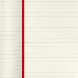 Moleskine Classic Notebook, Soft Cover, Pocket (3.5" x 5.5") Ruled/Lined, Scarlet Red, 192 Pages