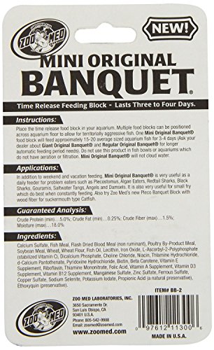 Zoo Med Laboratories AZMBB2 Mini Banquet Block Feeders, 12 Count