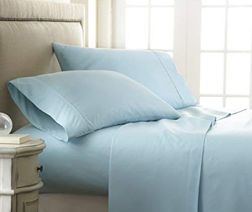 Linen Market 4 Piece King Bedding Sheets Set (Aqua Checkered) - Sleep Better Than Ever with These Ultra-Soft & Cooling Bed Sheets for Your King Size Bed - Deep Pocket Fits 16" Mattress