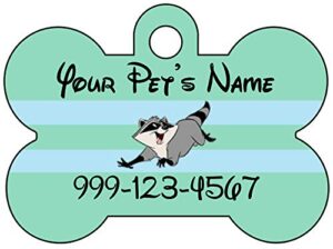 meeko | pocahontas pet id dog tag | personalized for your pet