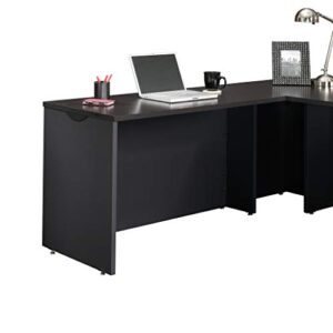 Sauder Via Desk Return, L: 47.87" x W: 23.47" x H: 29.76", Bourbon Oak Finish