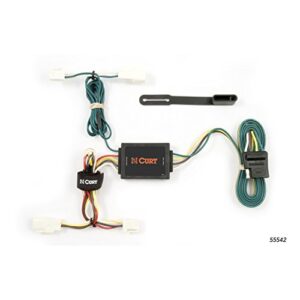 CURT Class 1 Trailer Hitch Bundle with Wiring for 2003-2013 Toyota Corolla - 11265 & 55542