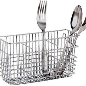 Neat-O Sturdy Chrome-Plated Steel Utensil Drying Rack Basket Holder (Chrome II)