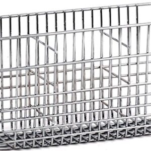 Neat-O Sturdy Chrome-Plated Steel Utensil Drying Rack Basket Holder (Chrome II)