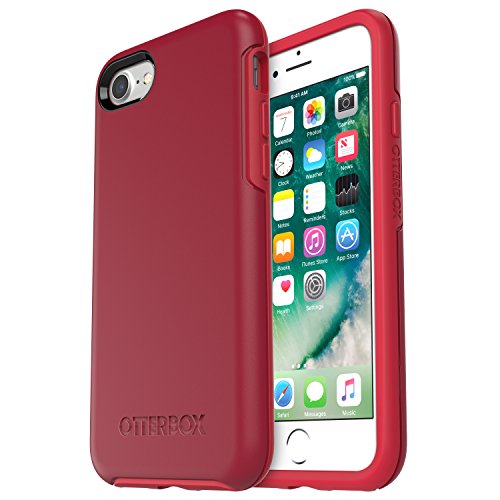 OTTERBOX SYMMETRY SERIES Case for iPhone SE (2nd gen - 2020) and iPhone 8/7 (NOT PLUS) - Retail Packaging - ROSSO CORSA (FLAME RED/RACE RED)