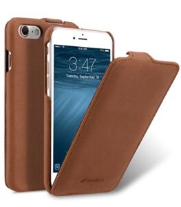 melkco premium leather case for apple iphone 8 / iphone (4.7") - jacka type - classic vintage brown