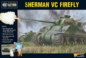 bolt action sherman firefly vc 1:56 wwii military wargaming plastic model kit