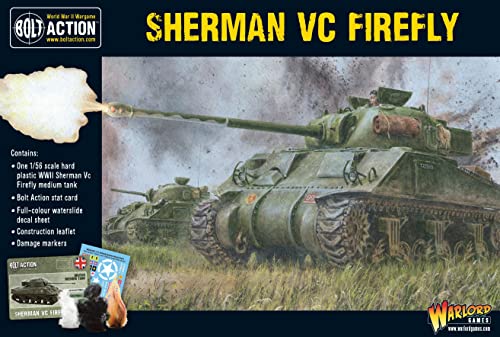 Bolt Action Sherman Firefly Vc 1:56 WWII Military Wargaming Plastic Model Kit