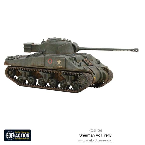 Bolt Action Sherman Firefly Vc 1:56 WWII Military Wargaming Plastic Model Kit