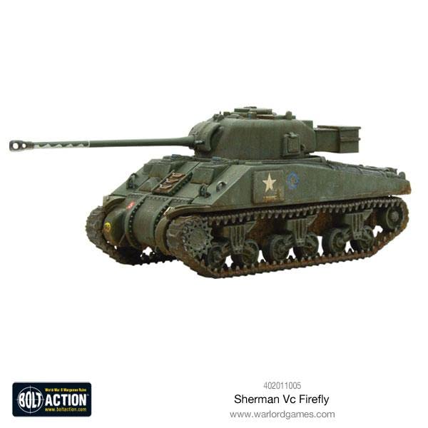 Bolt Action Sherman Firefly Vc 1:56 WWII Military Wargaming Plastic Model Kit