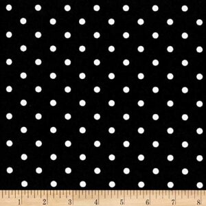premier prints indoor/outdoor mini dot black, fabric by the yard