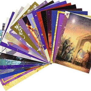 25 Count Great Value Religious Christmas Cards Assorted