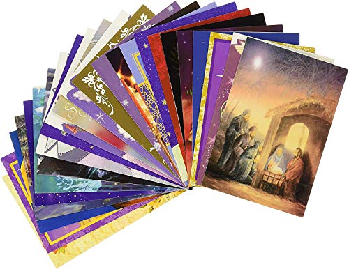 25 Count Great Value Religious Christmas Cards Assorted