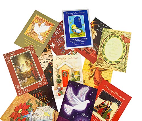 25 Count Great Value Religious Christmas Cards Assorted