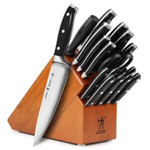 henckels forged premio 19-pc knife block set