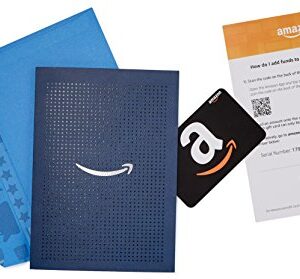 Amazon Premium Greeting Cards with Anytime Gift Cards, Pack of 3 (Silver Smile Design)
