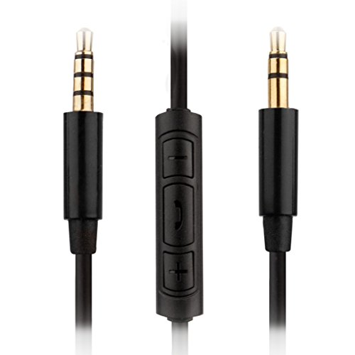 REYTID Replacement Cable w/Volume Control Compatible with Soul Ludacris SL100, SL150, SL300 Headphones