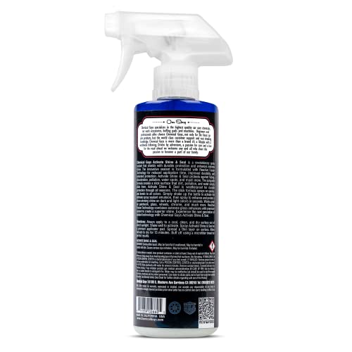 Chemical Guys WAC20816 Activate Instant Wet Finish Shine and Seal