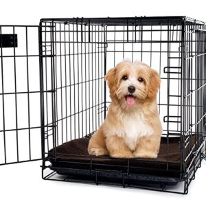 PETMAKER Large/X-Large Self Warming Thermal Pet Crate Pad Brown