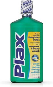 plax anti-plaque dental rinse, soft mint - 24 oz (pack of 2)