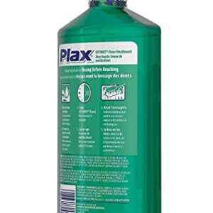 Plax Anti-Plaque Dental Rinse, Soft Mint - 24 Oz (Pack of 2)