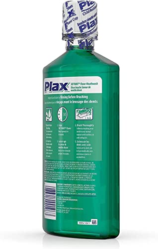 Plax Anti-Plaque Dental Rinse, Soft Mint - 24 Oz (Pack of 2)