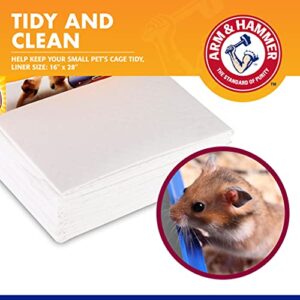 Arm & Hammer for Pets Super Absorbent Cage Liners for Guinea Pigs, Hamsters, Rabbits & All Small Animals | Best Cage Liners for Small Animals, 7 Count Pet Products