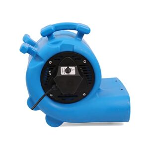 MOUNTO 3-Speed 3/4HP 3000CFM Air Mover Floor Carpet Dryers (Blue)