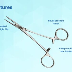 Artery Forceps Straight 5 inches Mosquito Orthodontic Dental Surgical hemostat by Wise LINKERS