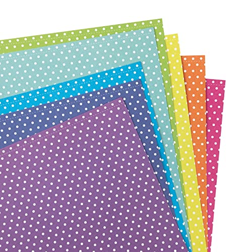 Colorbok Cardstock Paper Pad, 12" x 12", Bright Spots