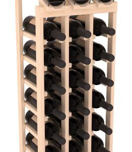 Wine Racks America® InstaCellar Display Top Wine Rack Kit - Durable and Expandable Wine Storage System, Pine Unstained - Holds 24 Bottles