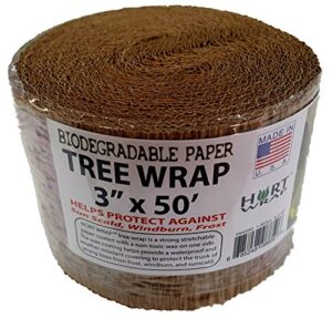 hort paper tree wrap 3" x 50' roll, commercial grade
