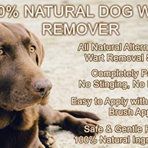 Dog Wart Remover (30ml) 100% Natural Painless Dog Warts Removal Treatment Skin Tag & Wart Remover for Dogs 1oz