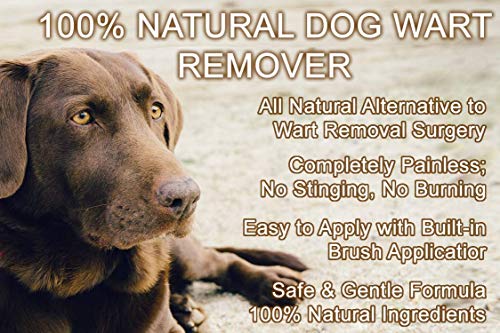 Dog Wart Remover (30ml) 100% Natural Painless Dog Warts Removal Treatment Skin Tag & Wart Remover for Dogs 1oz